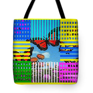 Butterflies and sunflowers tote bag. Shop https://fineartamerica.com/featured/butterflies-and-sunflowers-in-color-andrea-and-me-too.html?product=tote-bag